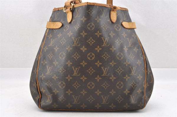 Authentic Louis Vuitton Monogram Batignolles Vertical Tote Bag M51153 Junk 4395I