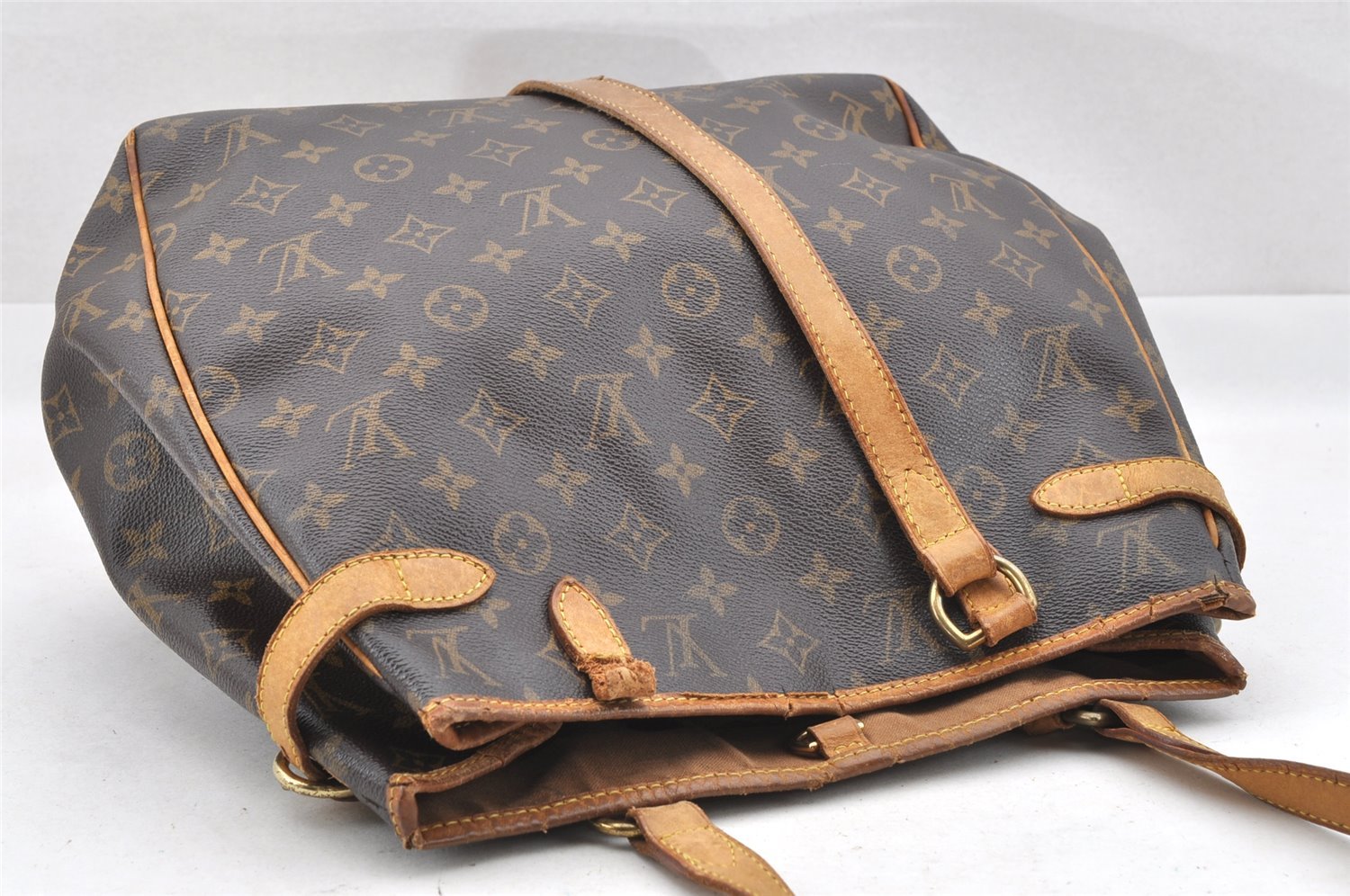 Authentic Louis Vuitton Monogram Batignolles Vertical Tote Bag M51153 Junk 4395I
