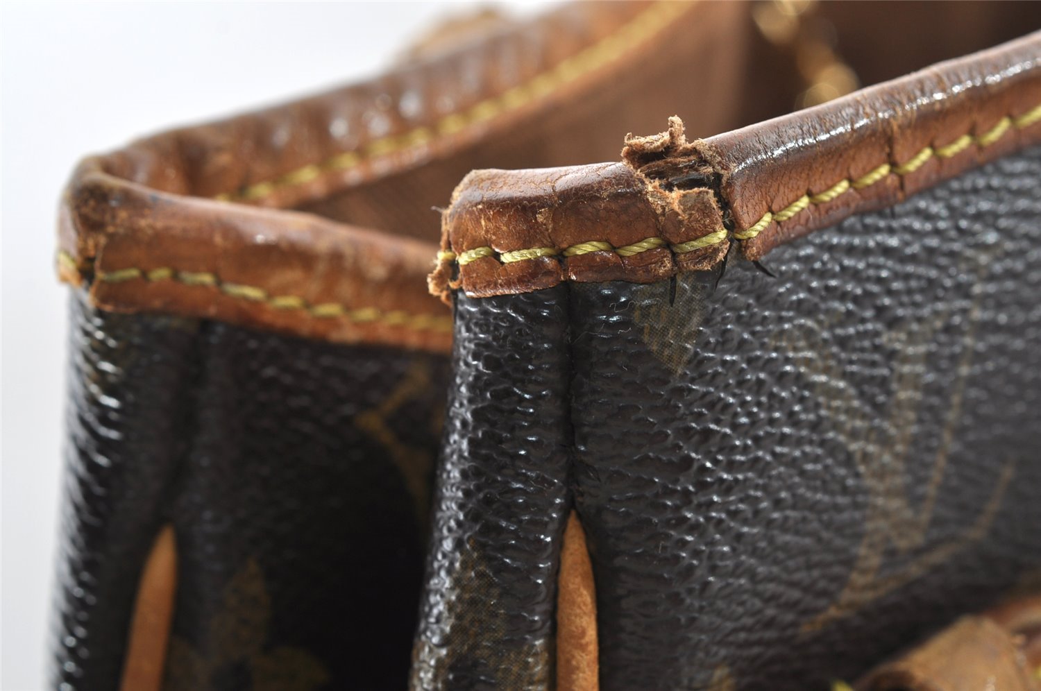 Authentic Louis Vuitton Monogram Batignolles Vertical Tote Bag M51153 Junk 4395I