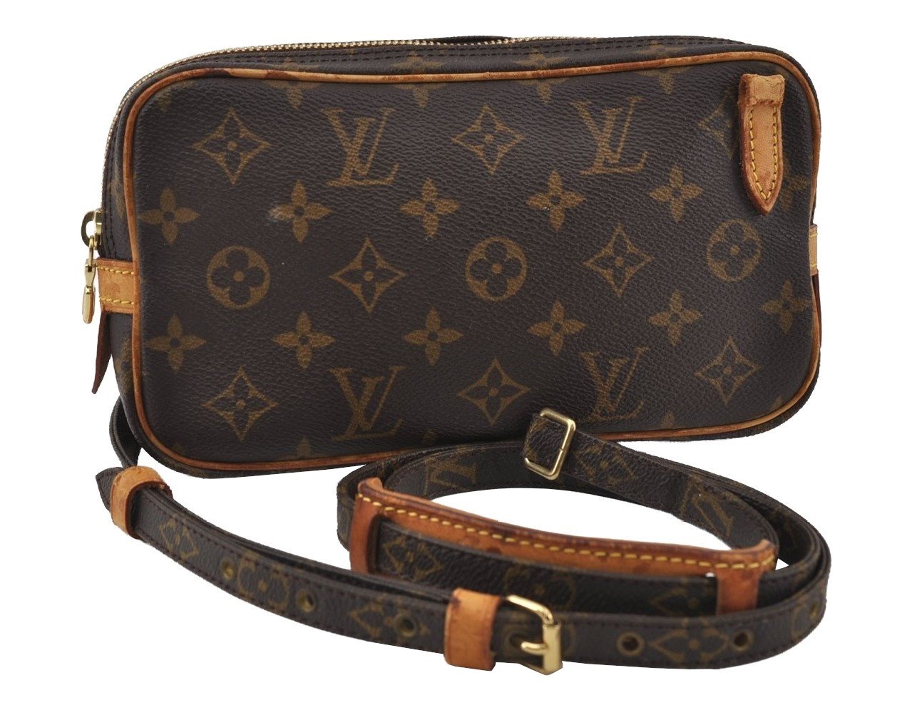 Auth Louis Vuitton Monogram Marly Bandouliere Shoulder Bag M51828 LV Junk 4396I