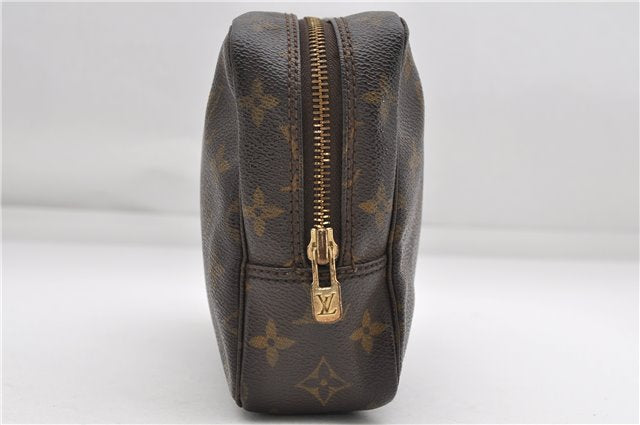 Auth Louis Vuitton Monogram Trousse Toilette 23 Clutch Hand Bag M47524 LV 4397D