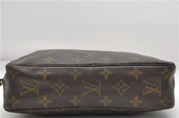 Auth Louis Vuitton Monogram Trousse Toilette 23 Clutch Hand Bag M47524 LV 4397D