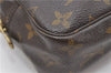 Auth Louis Vuitton Monogram Trousse Toilette 23 Clutch Hand Bag M47524 LV 4397D