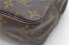 Auth Louis Vuitton Monogram Trousse Toilette 23 Clutch Hand Bag M47524 LV 4397D