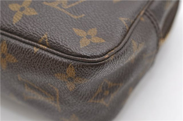 Auth Louis Vuitton Monogram Trousse Toilette 23 Clutch Hand Bag M47524 LV 4397D