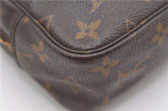 Auth Louis Vuitton Monogram Trousse Toilette 23 Clutch Hand Bag M47524 LV 4397D