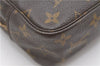 Auth Louis Vuitton Monogram Trousse Toilette 23 Clutch Hand Bag M47524 LV 4397D
