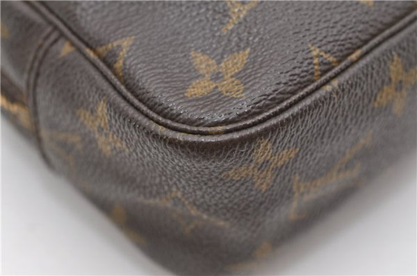 Auth Louis Vuitton Monogram Trousse Toilette 23 Clutch Hand Bag M47524 LV 4397D