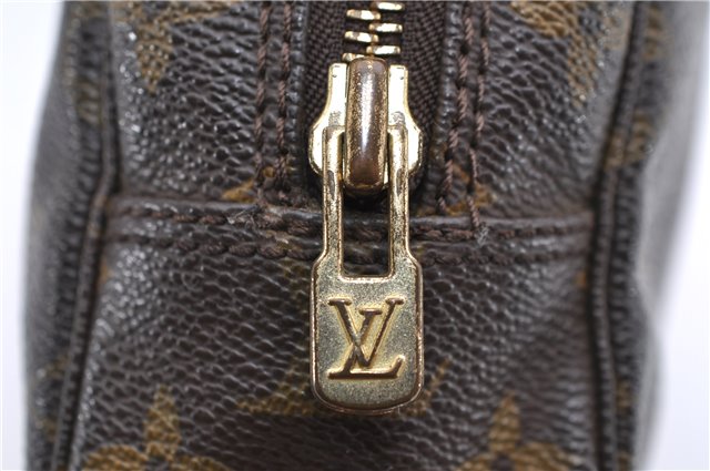 Auth Louis Vuitton Monogram Trousse Toilette 23 Clutch Hand Bag M47524 LV 4397D