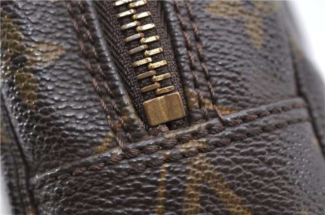 Auth Louis Vuitton Monogram Trousse Toilette 23 Clutch Hand Bag M47524 LV 4397D