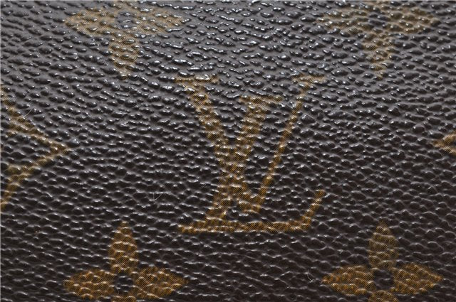 Auth Louis Vuitton Monogram Trousse Toilette 23 Clutch Hand Bag M47524 LV 4397D