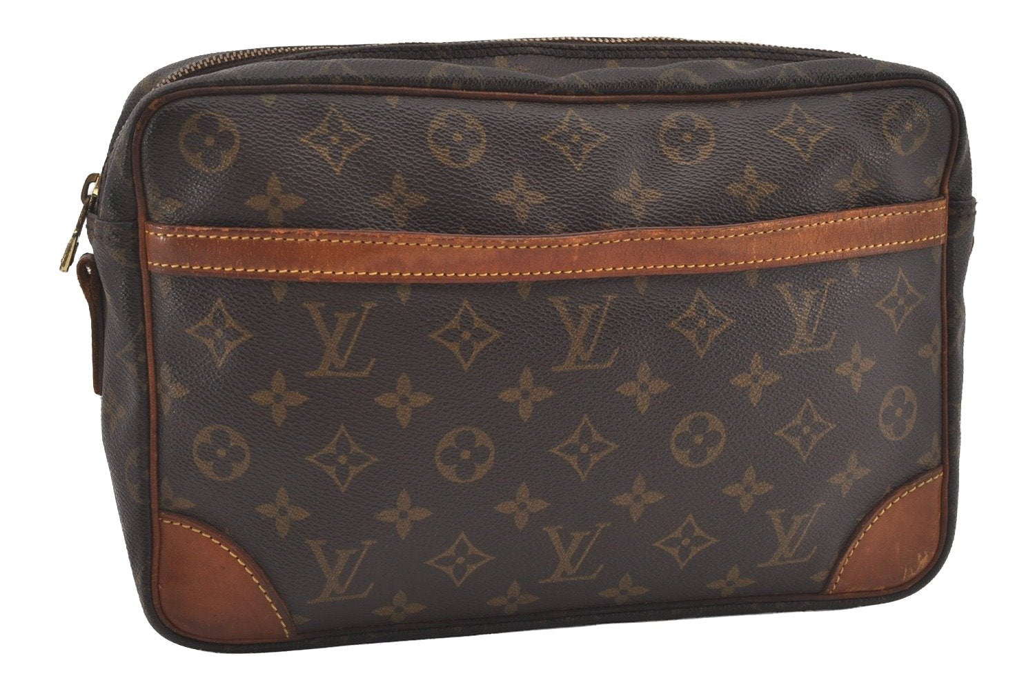 Authentic Louis Vuitton Monogram Trocadero 30 Shoulder Bag M51272 LV Junk 4397I