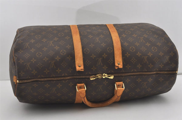 Authentic Louis Vuitton Monogram Keepall 55 Travel Boston Bag M41424 Junk 4398I