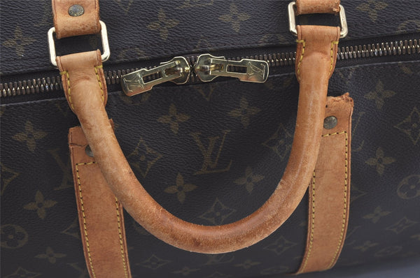 Authentic Louis Vuitton Monogram Keepall 55 Travel Boston Bag M41424 Junk 4398I