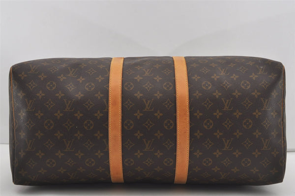 Authentic Louis Vuitton Monogram Keepall 55 Travel Boston Bag M41424 Junk 4398I