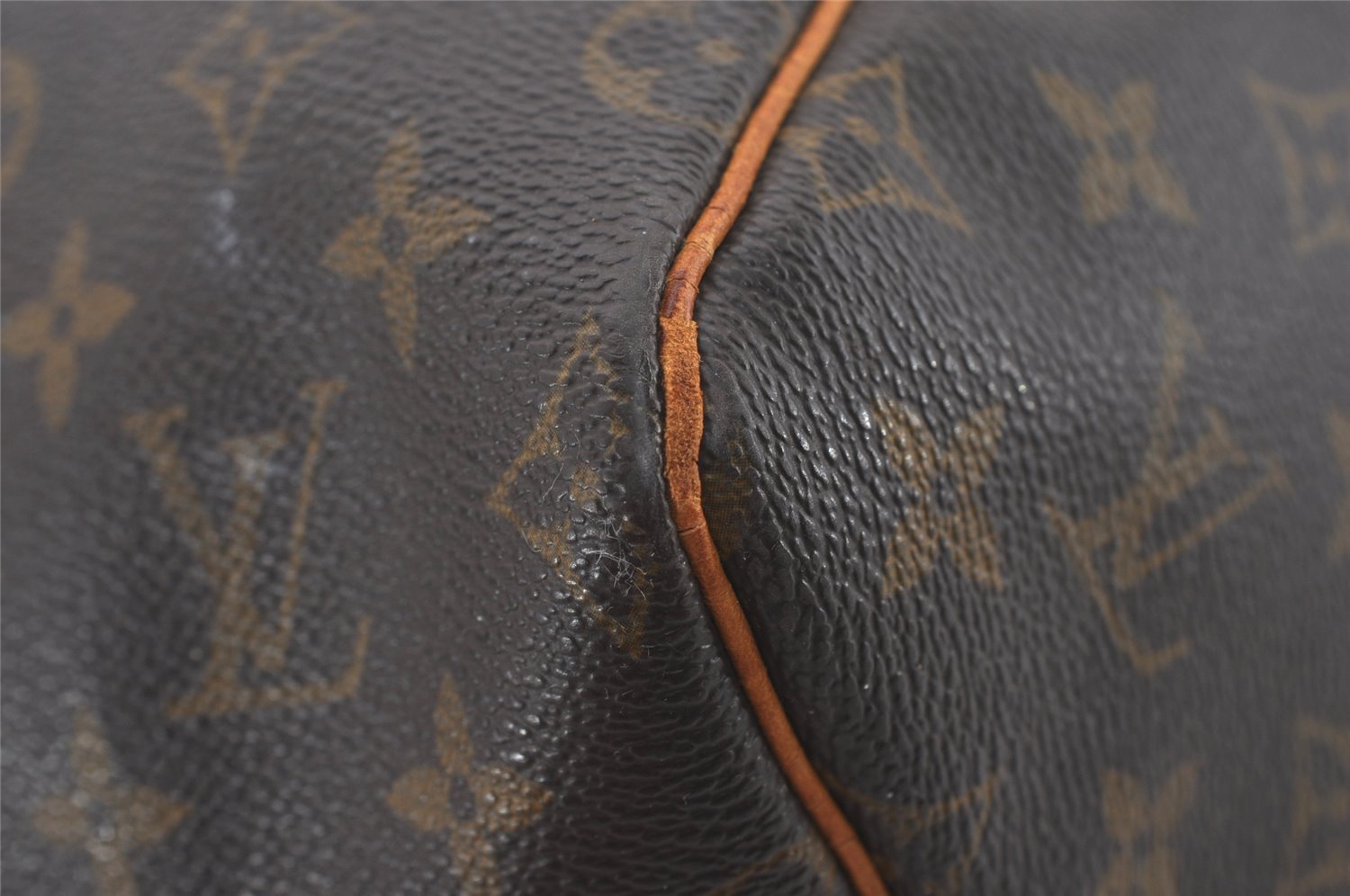 Authentic Louis Vuitton Monogram Keepall 55 Travel Boston Bag M41424 Junk 4398I