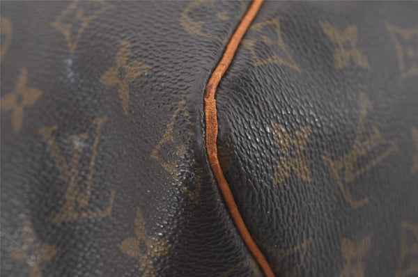 Authentic Louis Vuitton Monogram Keepall 55 Travel Boston Bag M41424 Junk 4398I