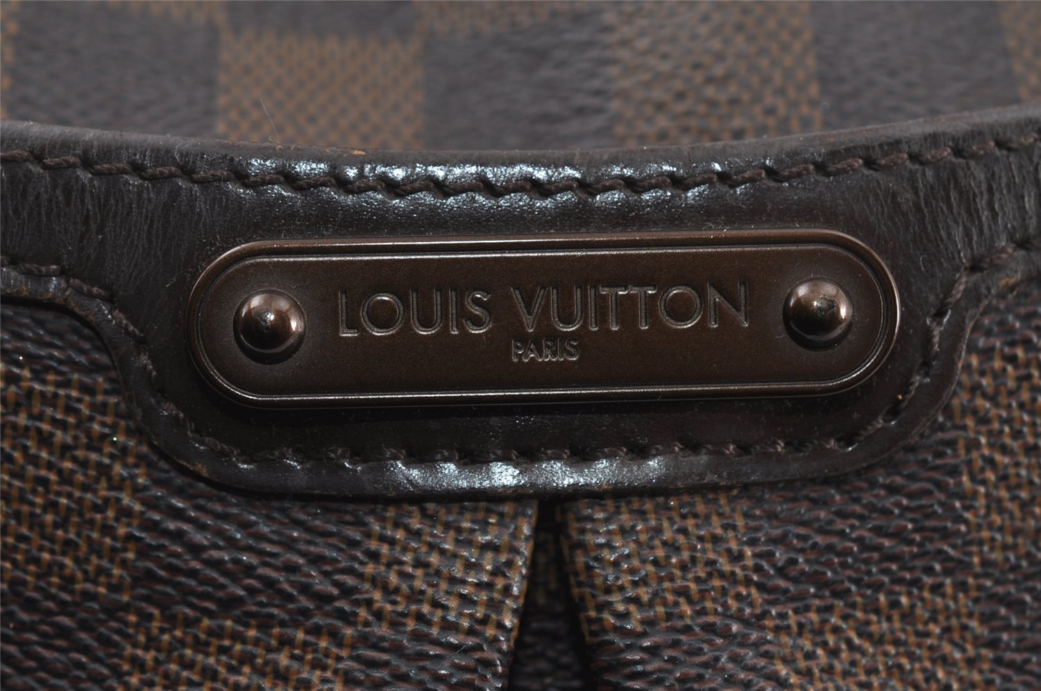 Authentic Louis Vuitton Damier Bloomsbury GM Shoulder Cross Bag N42250 LV 4399I