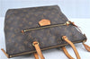 Authentic Louis Vuitton Monogram Iena PM Shoulder Tote Bag M42268 LV 4400B