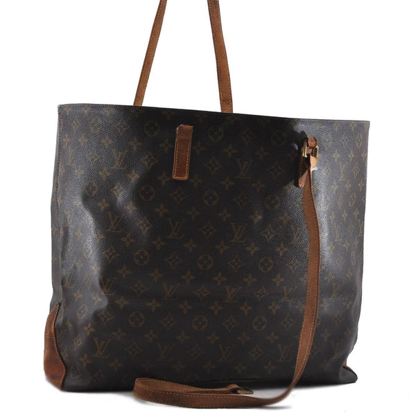Authentic Louis Vuitton Monogram Cabas Alto Tote Bag M51152 LV Junk 4400D