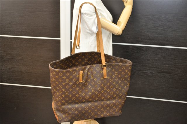 Authentic Louis Vuitton Monogram Cabas Alto Tote Bag M51152 LV Junk 4400D