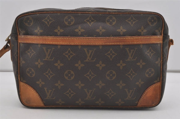 Auth Louis Vuitton Monogram Trocadero 30 Shoulder Cross Bag M51272 LV Junk 4400I