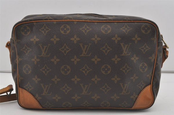 Auth Louis Vuitton Monogram Trocadero 30 Shoulder Cross Bag M51272 LV Junk 4400I