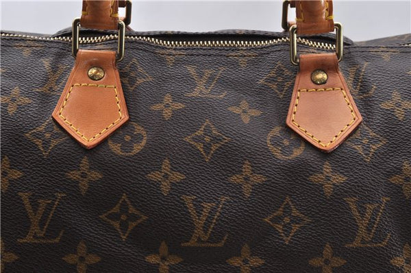 Authentic Louis Vuitton Monogram Speedy 40 Hand Bag M41522 LV 4401D