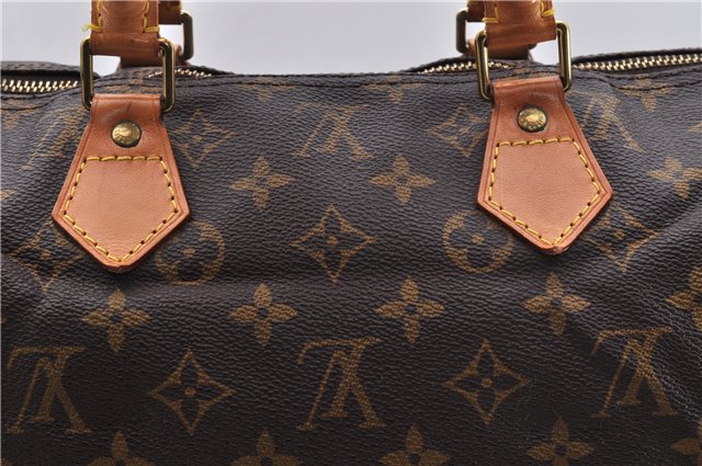 Authentic Louis Vuitton Monogram Speedy 40 Hand Bag M41522 LV 4401D