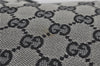 Authentic GUCCI Shoulder Hand Bag GG Canvas Enamel 0014157 Black 4401E
