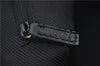 Authentic GUCCI Shoulder Hand Bag GG Canvas Enamel 0014157 Black 4401E