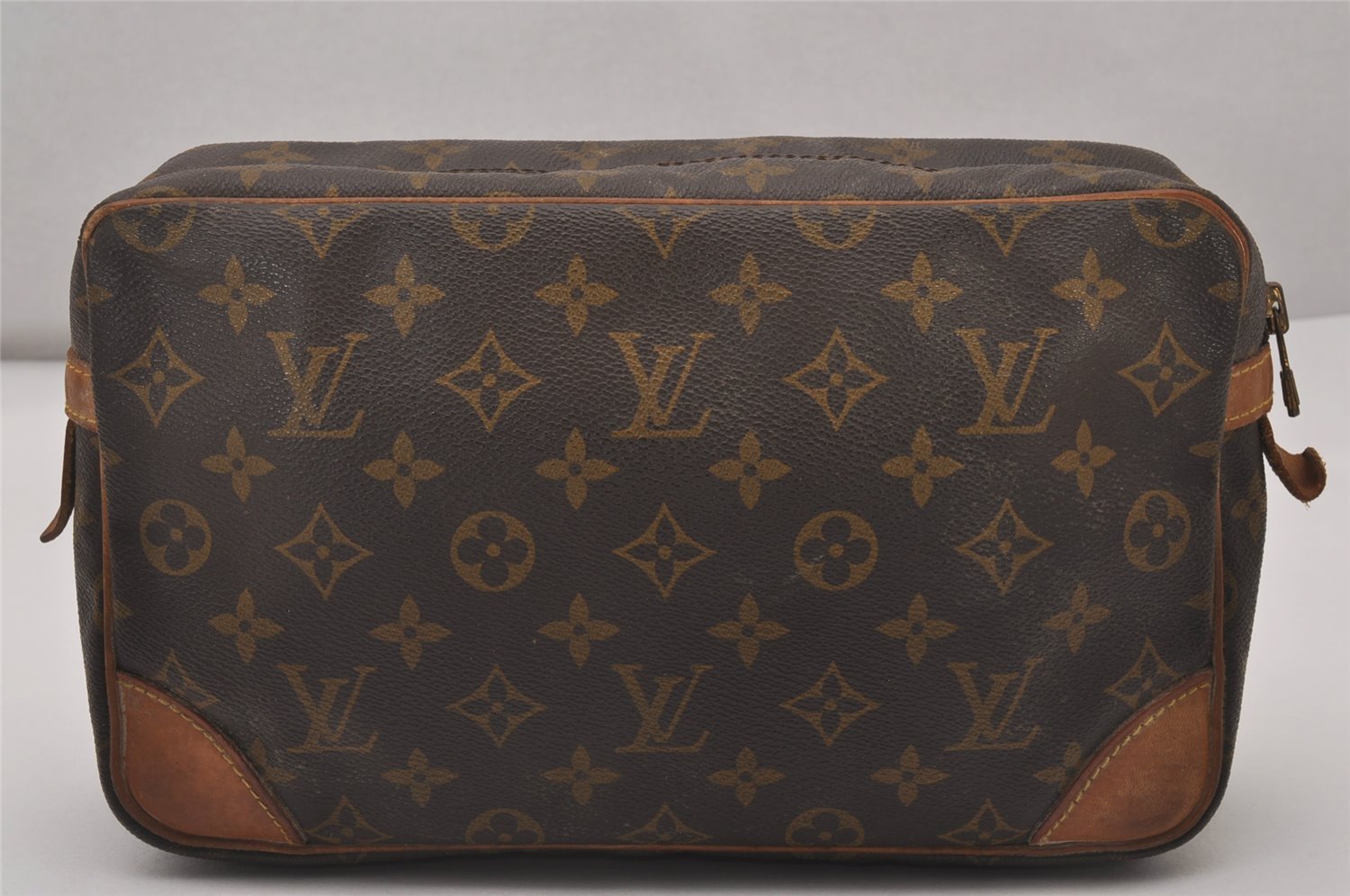 Authentic Louis Vuitton Monogram Compiegne 28 Clutch Hand Bag M51845 LV 4401I