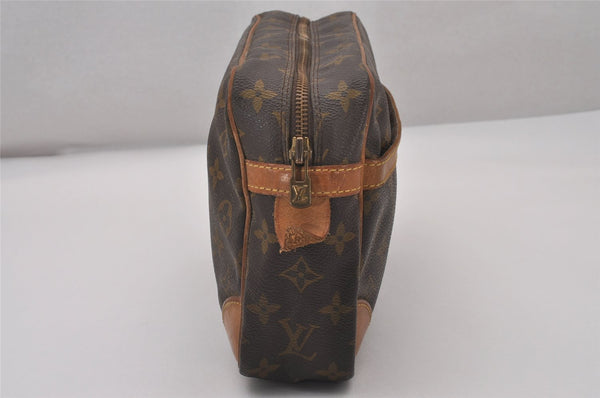 Authentic Louis Vuitton Monogram Compiegne 28 Clutch Hand Bag M51845 LV 4401I