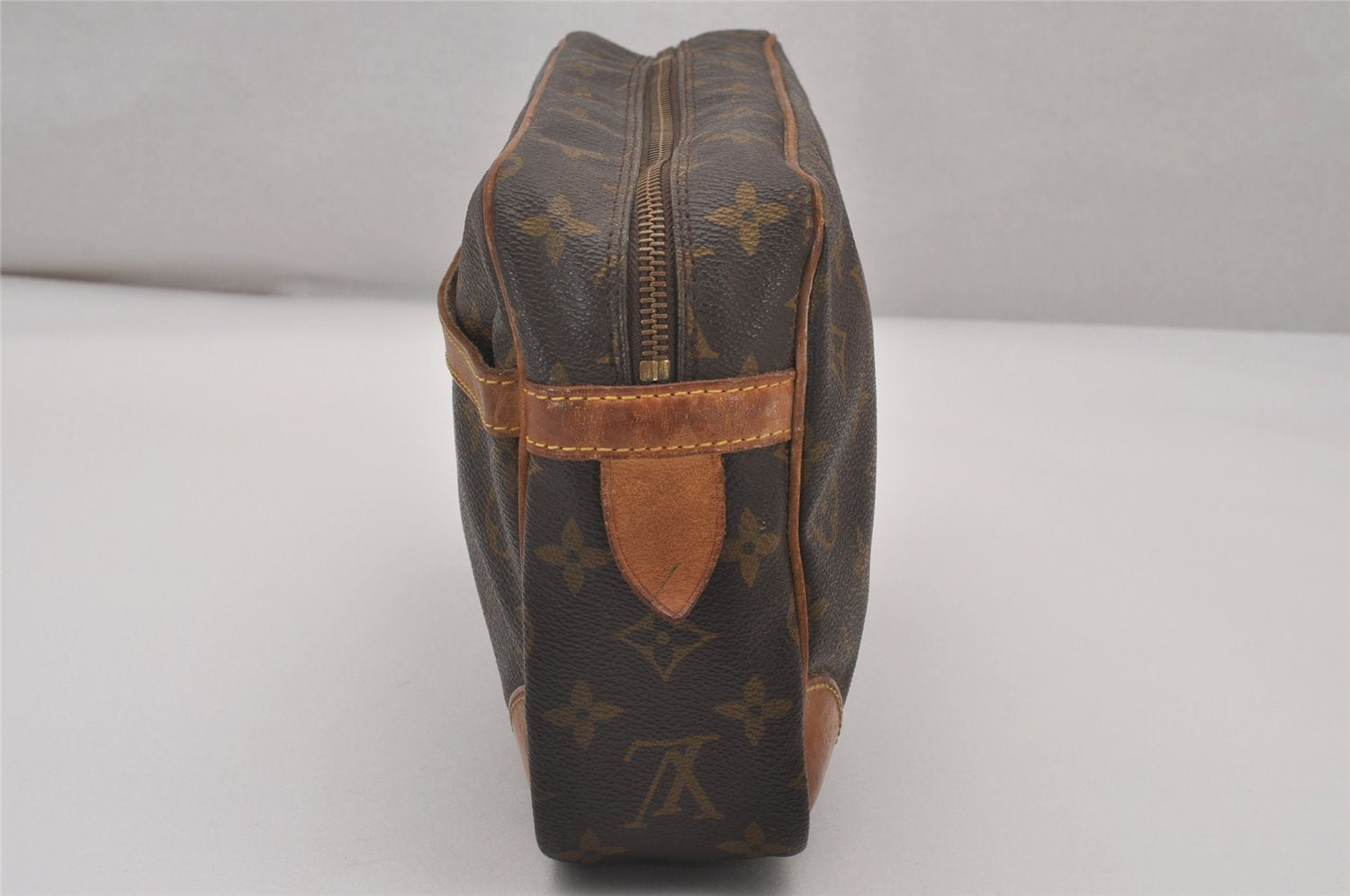 Authentic Louis Vuitton Monogram Compiegne 28 Clutch Hand Bag M51845 LV 4401I