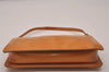 Authentic Louis Vuitton Vernis Lexington Hand Bag Pouch Orange M91010 LV 4402I