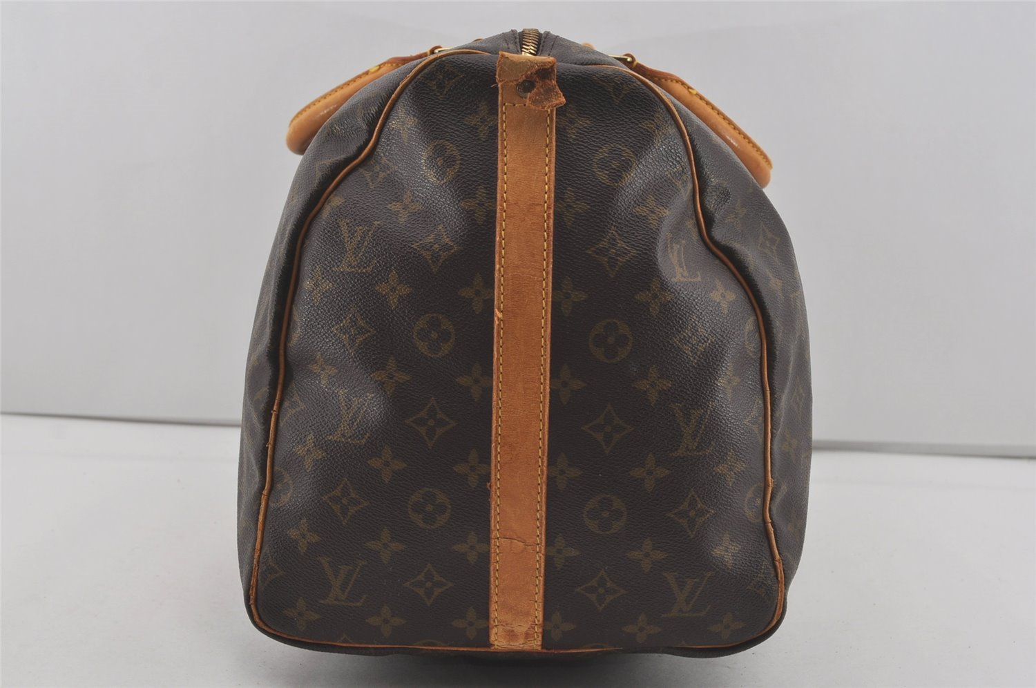 Authentic Louis Vuitton Monogram Keepall Bandouliere 55 M41414 Boston Bag 4403I