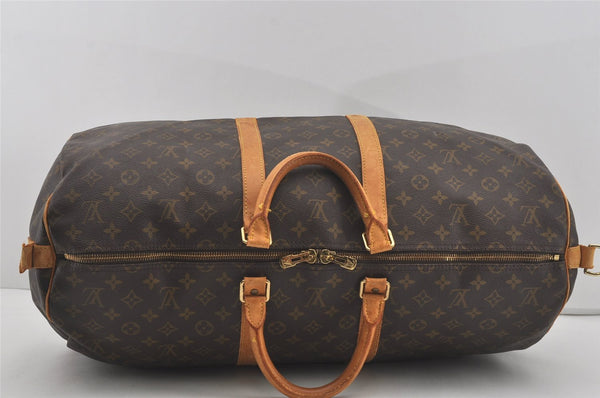 Authentic Louis Vuitton Monogram Keepall Bandouliere 55 M41414 Boston Bag 4403I