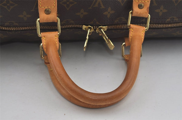 Authentic Louis Vuitton Monogram Keepall Bandouliere 55 M41414 Boston Bag 4403I