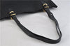 Authentic GIVENCHY Nylon Leather Shoulder Tote Bag Purse Black 4405C