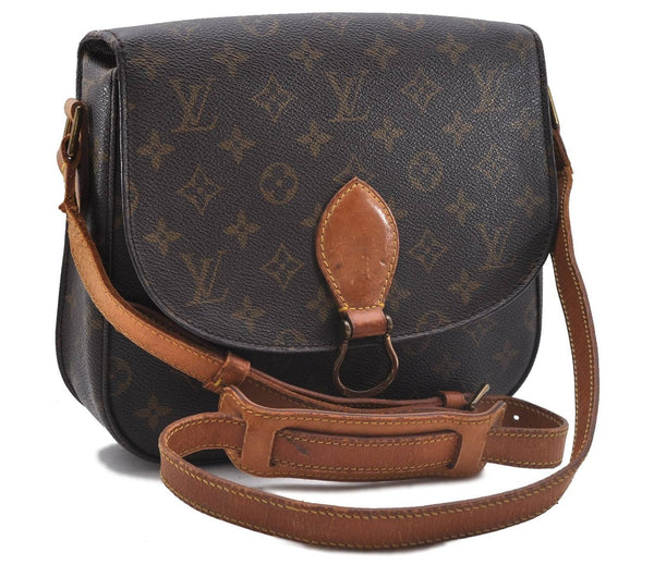 Auth Louis Vuitton Monogram Saint Cloud GM Shoulder Cross Bag M51242 LV 4405D