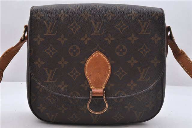 Auth Louis Vuitton Monogram Saint Cloud GM Shoulder Cross Bag M51242 LV 4405D