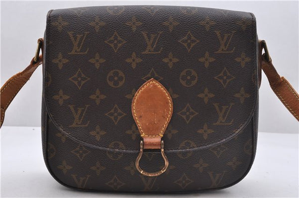 Auth Louis Vuitton Monogram Saint Cloud GM Shoulder Cross Bag M51242 LV 4405D