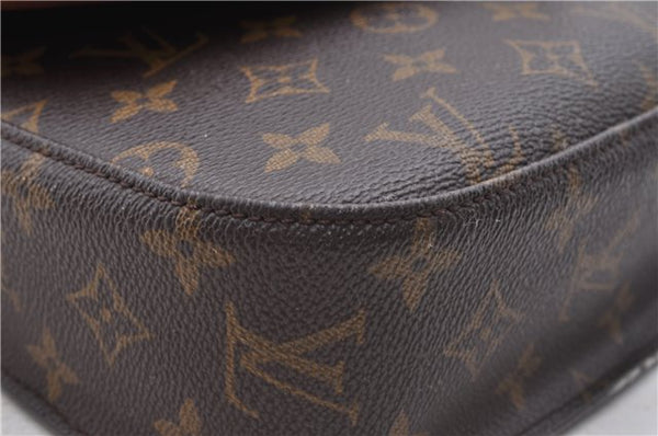 Auth Louis Vuitton Monogram Saint Cloud GM Shoulder Cross Bag M51242 LV 4405D
