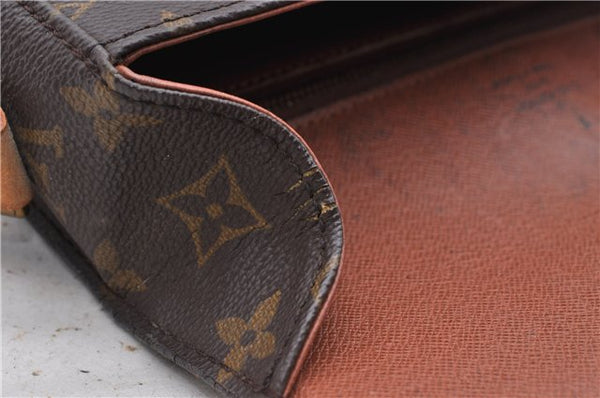 Auth Louis Vuitton Monogram Saint Cloud GM Shoulder Cross Bag M51242 LV 4405D