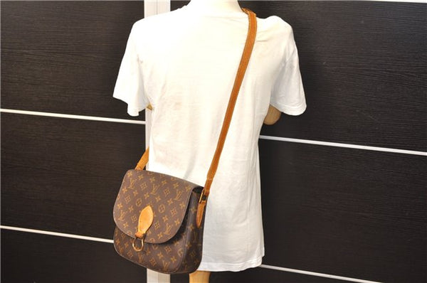Auth Louis Vuitton Monogram Saint Cloud GM Shoulder Cross Bag M51242 LV 4405D