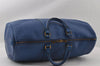 Authentic Louis Vuitton Epi Keepall 50 Boston Travel Bag Blue M42965 LV 4405I