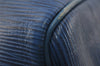 Authentic Louis Vuitton Epi Keepall 50 Boston Travel Bag Blue M42965 LV 4405I
