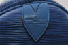 Authentic Louis Vuitton Epi Keepall 50 Boston Travel Bag Blue M42965 LV 4405I