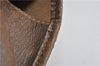Authentic GUCCI Web Sherry Line Clutch Hand Bag GG PVC Leather Brown 4406C