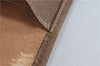 Authentic GUCCI Web Sherry Line Clutch Hand Bag GG PVC Leather Brown 4406C